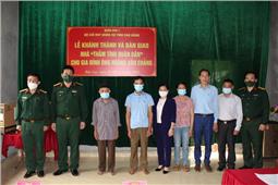 Bộ CHQS tỉnh Cao Bằng bàn giao nhà 